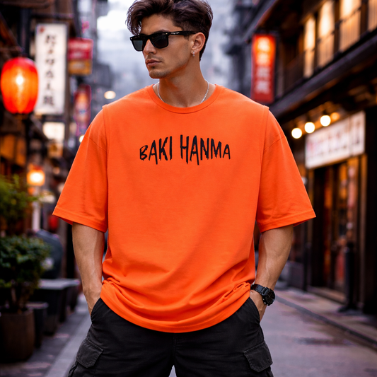 Baki Graphic Oversized T-Shirt